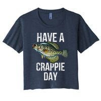 Have A Crappie Day Crappie Fishing Crop Top