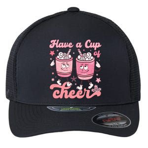 Have A Cup Of Cheer Holiday Graphic Flexfit Unipanel Trucker Cap