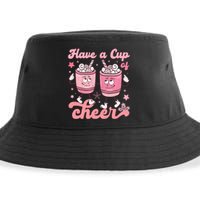 Have A Cup Of Cheer Holiday Graphic Sustainable Bucket Hat