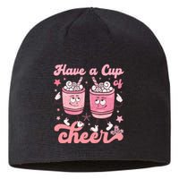 Have A Cup Of Cheer Holiday Graphic Sustainable Beanie