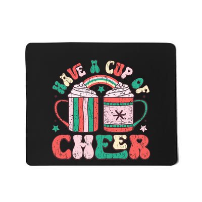 Have A Cup Of Cheer Vibrant Holiday Graphic Mousepad