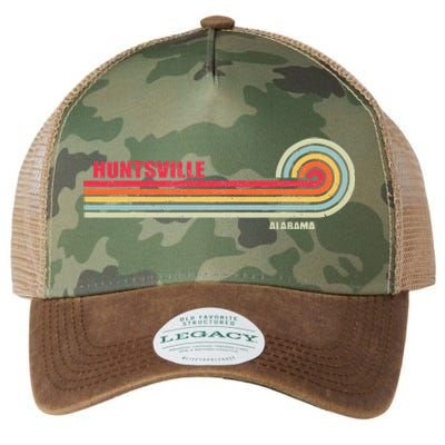 Huntsville Alabama City State Hometown Vintage Legacy Tie Dye Trucker Hat