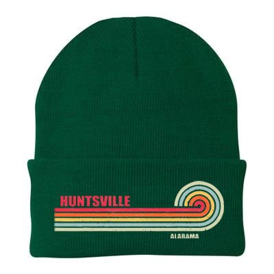 Huntsville Alabama City State Hometown Vintage Knit Cap Winter Beanie