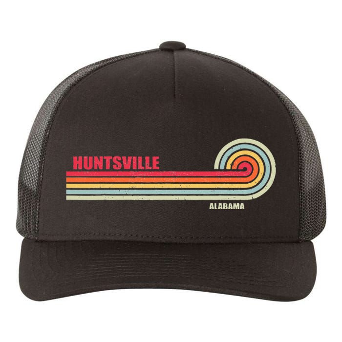 Huntsville Alabama City State Hometown Vintage Yupoong Adult 5-Panel Trucker Hat