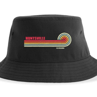 Huntsville Alabama City State Hometown Vintage Sustainable Bucket Hat