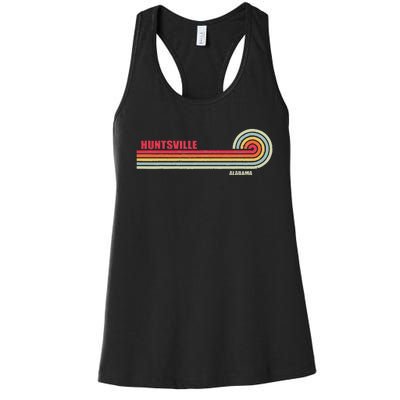 Huntsville Alabama City State Hometown Vintage Women's Racerback Tank