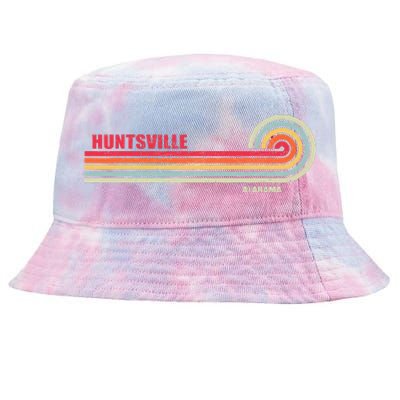 Huntsville Alabama City State Hometown Vintage Tie-Dyed Bucket Hat