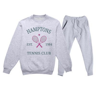 Hamptons Athletics California Tennis Club Racquet Prep Premium Crewneck Sweatsuit Set