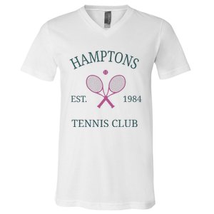 Hamptons Athletics California Tennis Club Racquet Prep V-Neck T-Shirt