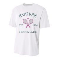 Hamptons Athletics California Tennis Club Racquet Prep Performance Sprint T-Shirt