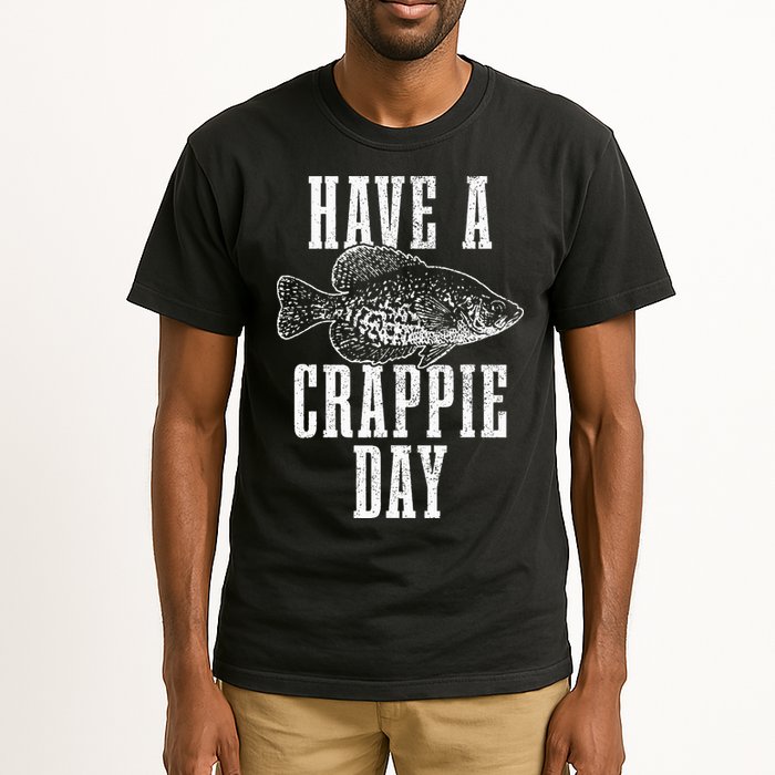 Have A Crappie Day Funny Crappie Fishing Fisherman Tall T-Shirt