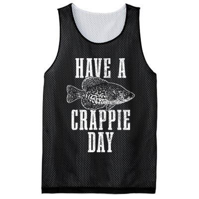 Have A Crappie Day Funny Crappie Fishing Fisherman Mesh Reversible Basketball Jersey Tank
