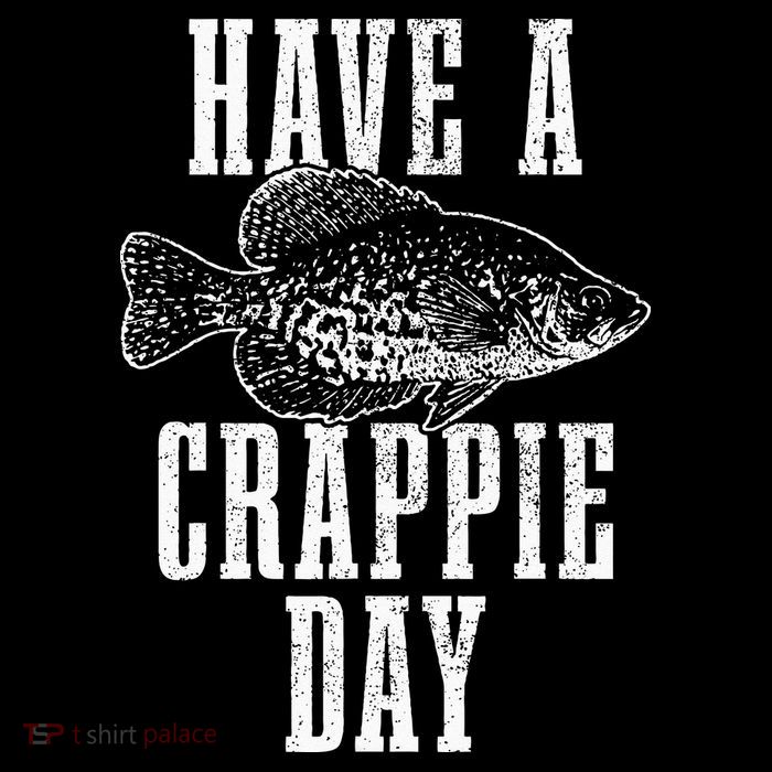 Have A Crappie Day Funny Crappie Fishing Fisherman Short Acrylic Beanie