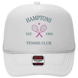 Hamptons Athletics California Tennis Club Racquet Prep High Crown Mesh Back Trucker Hat