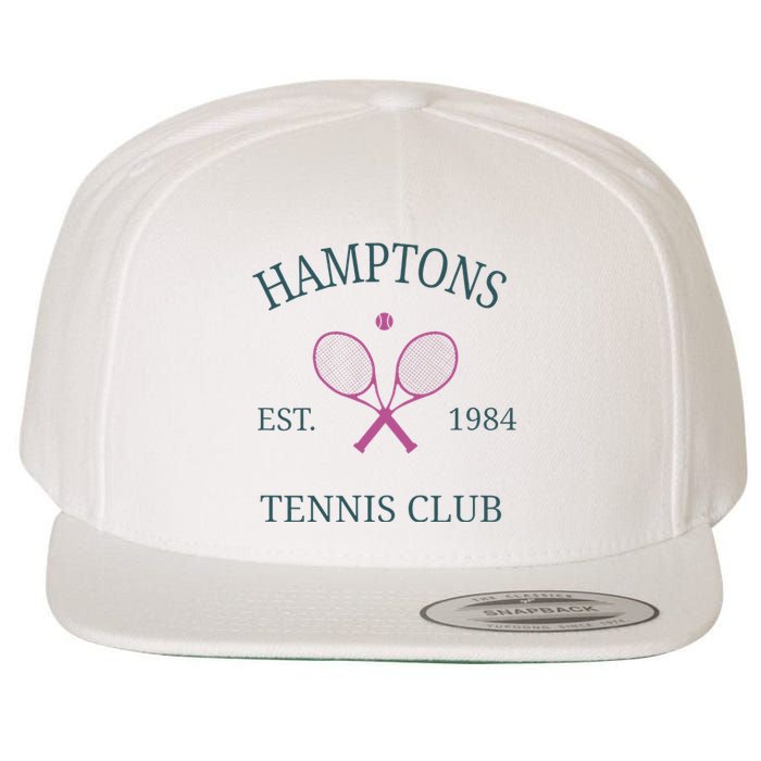 Hamptons Athletics California Tennis Club Racquet Prep Wool Snapback Cap