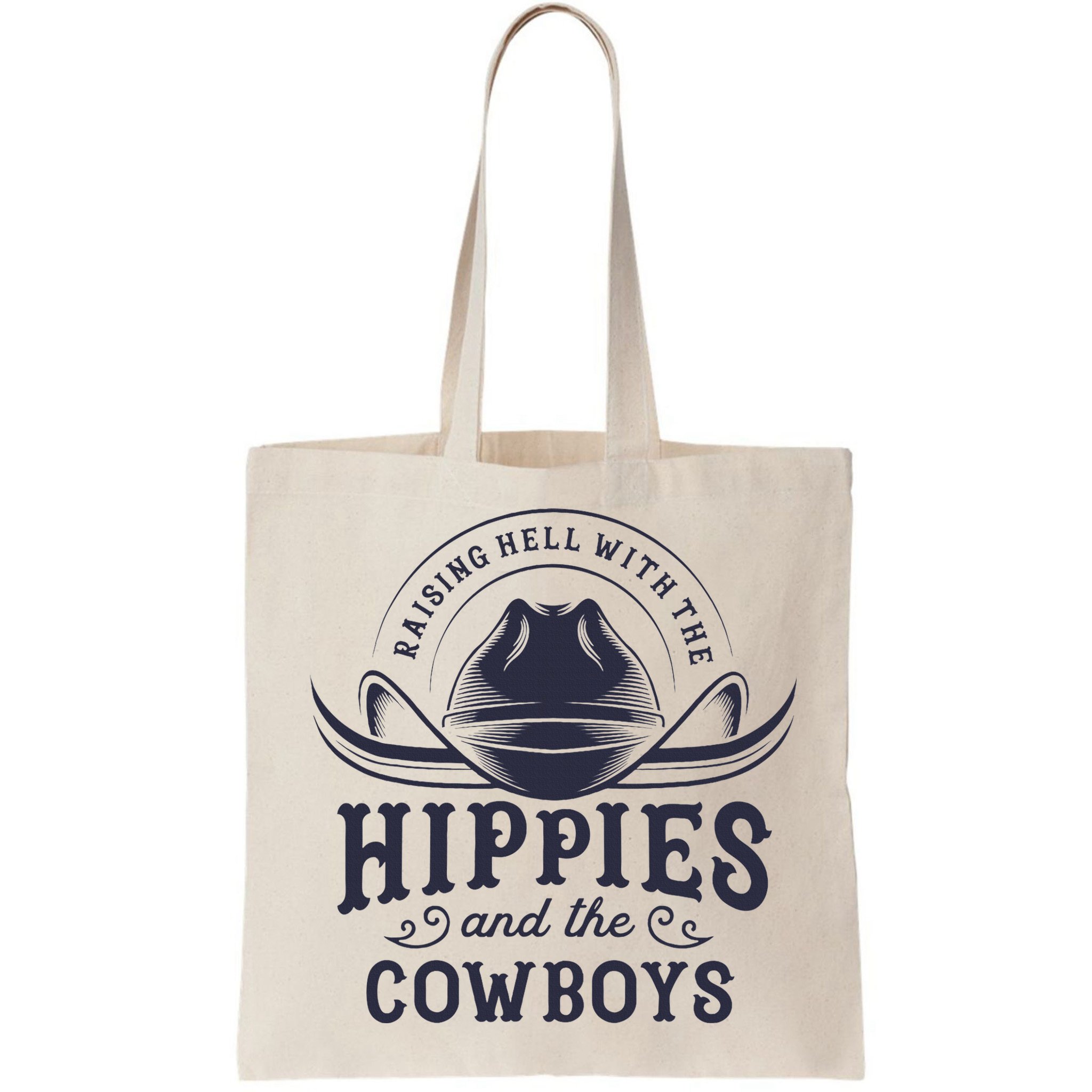 Hippies And Cowboys Cowgirls Retro 70s Western Country Rodeo Bag