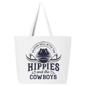 Hippies And Cowboys Cowgirls Retro 70s Western Country Rodeo 25L Jumbo Tote