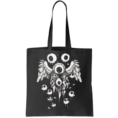 Harajuku Alt Clothing Weirdcore Grunge Punk Emo Creepy Tote Bag