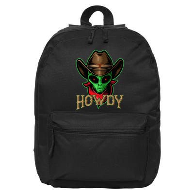 Howdy Alien Cowboy Halloween Costume 16 in Basic Backpack