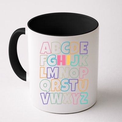 Hi ABC Colorful Alphabet Mug