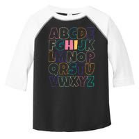 Hi ABC Colorful Alphabet Toddler Fine Jersey T-Shirt