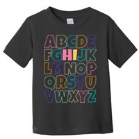 Hi ABC Colorful Alphabet Toddler T-Shirt