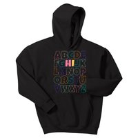 Hi ABC Colorful Alphabet Kids Hoodie