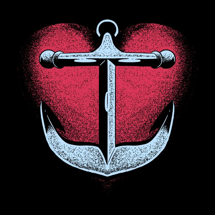 Heart Anchor Cute Gift Backpack
