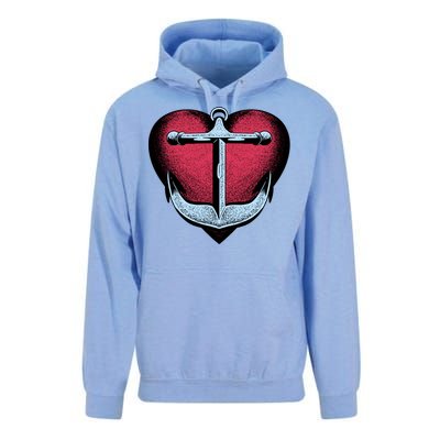 Heart Anchor Cute Gift Unisex Surf Hoodie