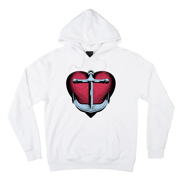 Heart Anchor Cute Gift Hoodie