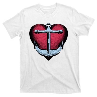 Heart Anchor Cute Gift T-Shirt