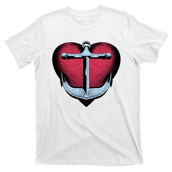 Heart Anchor Cute Gift T-Shirt