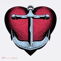 Heart Anchor Cute Gift Premium T-Shirt
