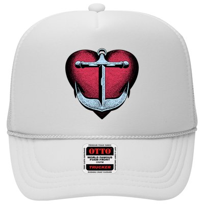 Heart Anchor Cute Gift Trucker Hat