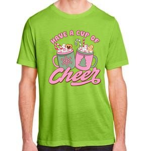 Have A Cup Of Cheer Cute Christmas Holiday Adult ChromaSoft Performance T-Shirt