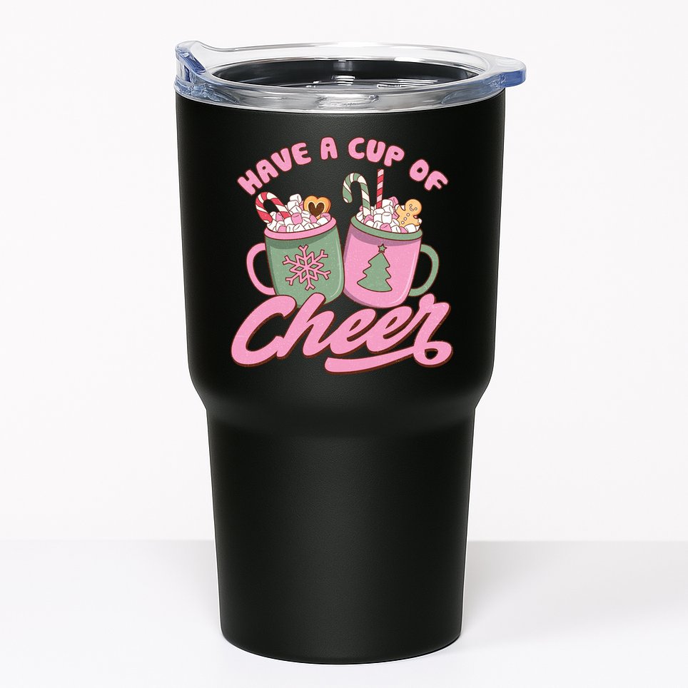Have A Cup Of Cheer Cute Christmas Holiday Tumbler