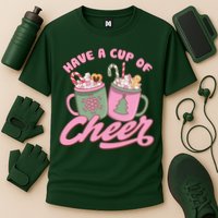 Have A Cup Of Cheer Cute Christmas Holiday Cooling Performance Crew T-Shirt