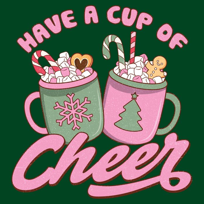 Have A Cup Of Cheer Cute Christmas Holiday Cooling Performance Crew T-Shirt