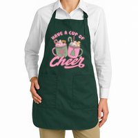 Have A Cup Of Cheer Cute Christmas Holiday Apron