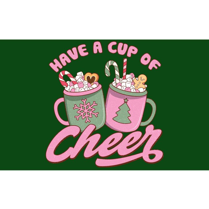 Have A Cup Of Cheer Cute Christmas Holiday Bumper Sticker