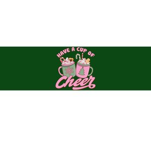 Have A Cup Of Cheer Cute Christmas Holiday Bumper Sticker