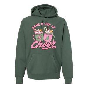 Have A Cup Of Cheer Cute Christmas Holiday Premium Hoodie