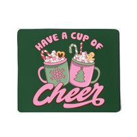 Have A Cup Of Cheer Cute Christmas Holiday Mousepad