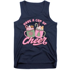 Have A Cup Of Cheer Cute Christmas Holiday Tank Top