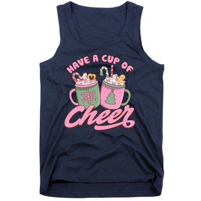 Have A Cup Of Cheer Cute Christmas Holiday Tank Top