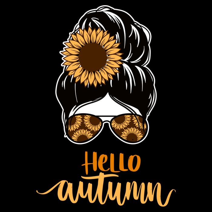 Hello Autumn Cute Bun Fall Floral Impact Tech Backpack