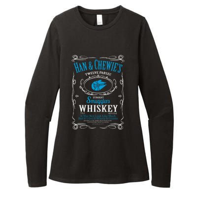 Han And Chewies Smugglers Whiskey Womens CVC Long Sleeve Shirt