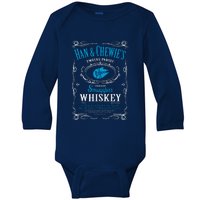 Han And Chewies Smugglers Whiskey Baby Long Sleeve Bodysuit