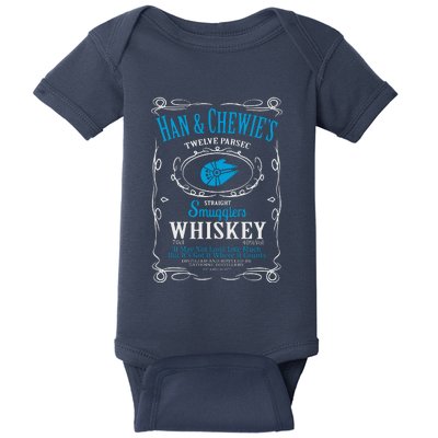 Han And Chewies Smugglers Whiskey Baby Bodysuit