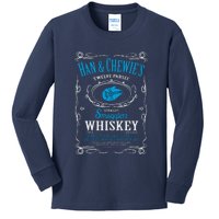 Han And Chewies Smugglers Whiskey Kids Long Sleeve Shirt